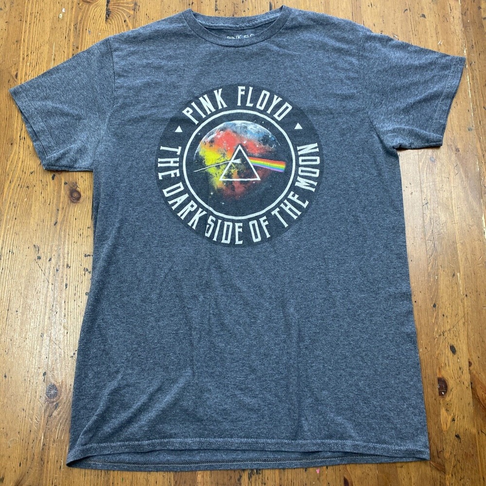Pink Floyd The Dark Side of the Moon Adult Medium Graphic T-Shirt Gray